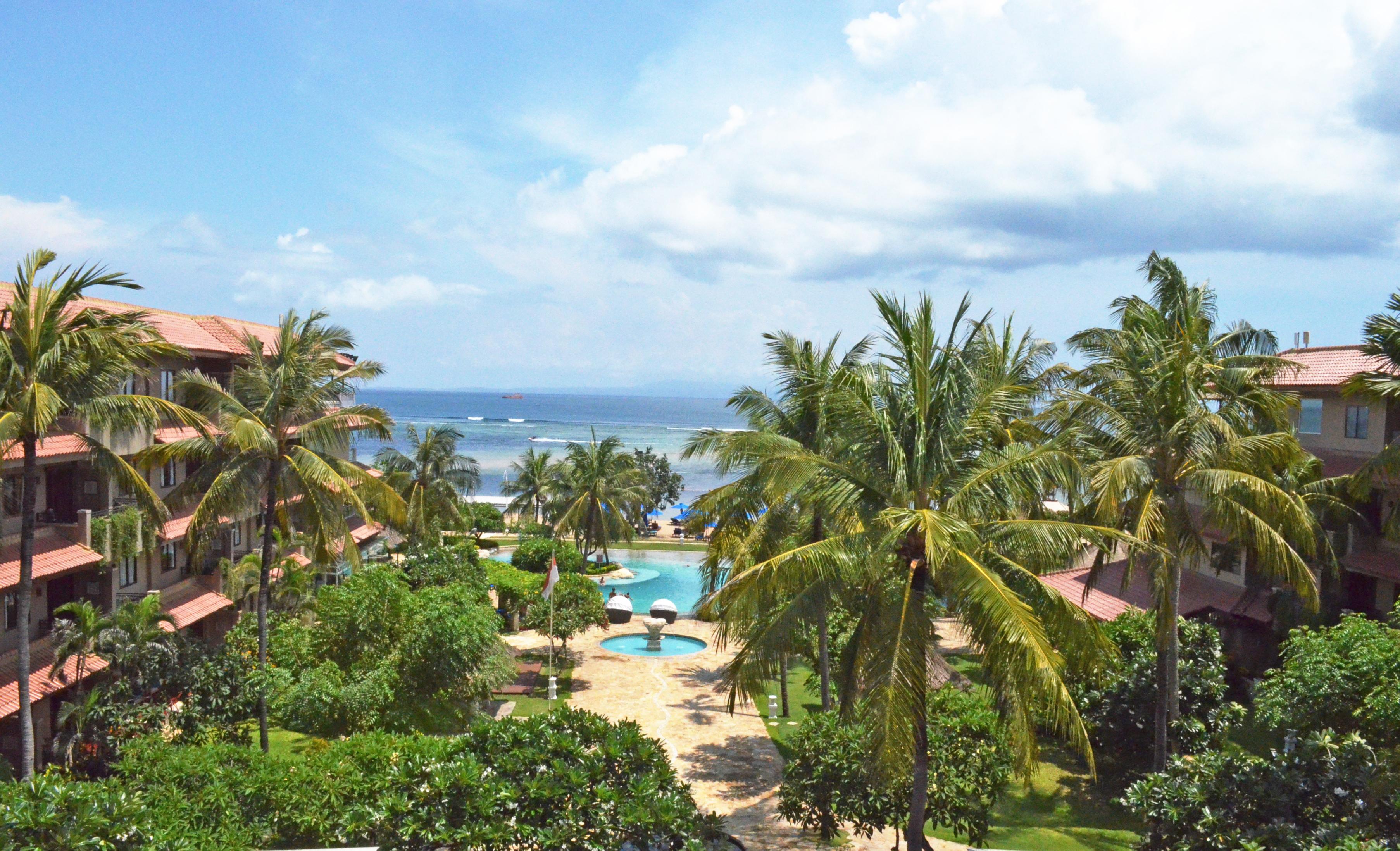 Hotel Nikko Bali Benoa Beach Nusa Dua  Eksteriør bilde View of the Indian Ocean from the hotel